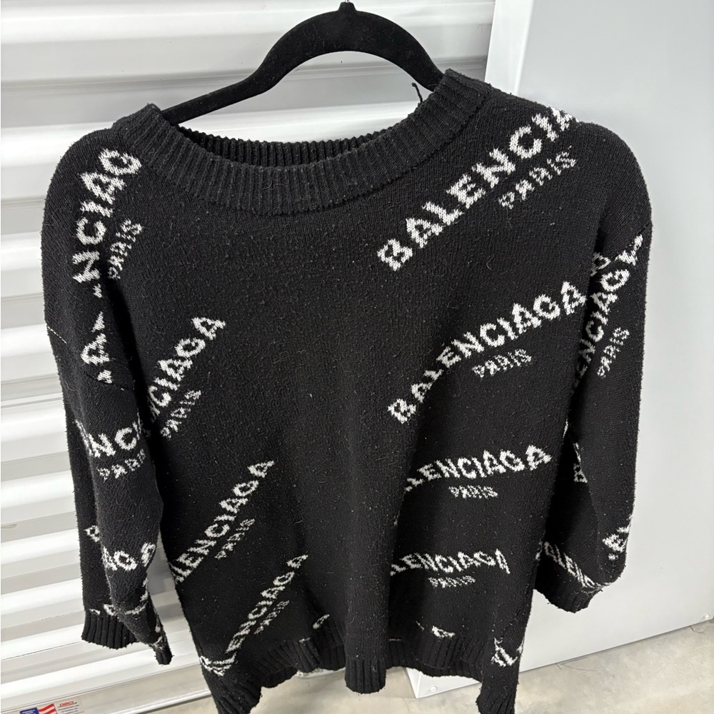 Balenciaga Women's Black Sweater